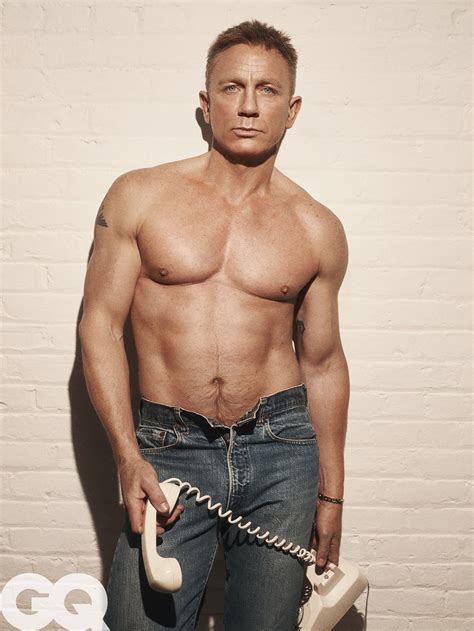 Daniel Craig has bared his chest in almost every film he's ever made, but after stripping off for GQ at 52, it could be time to say goodbye to 006-pack ... Nearly naked suspected squatter ...